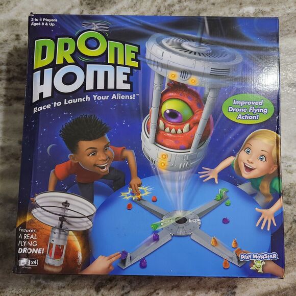 Drone Home Game With Real Flying Drone Ages 8+ NEW Play Monster - Picture 2 of 11